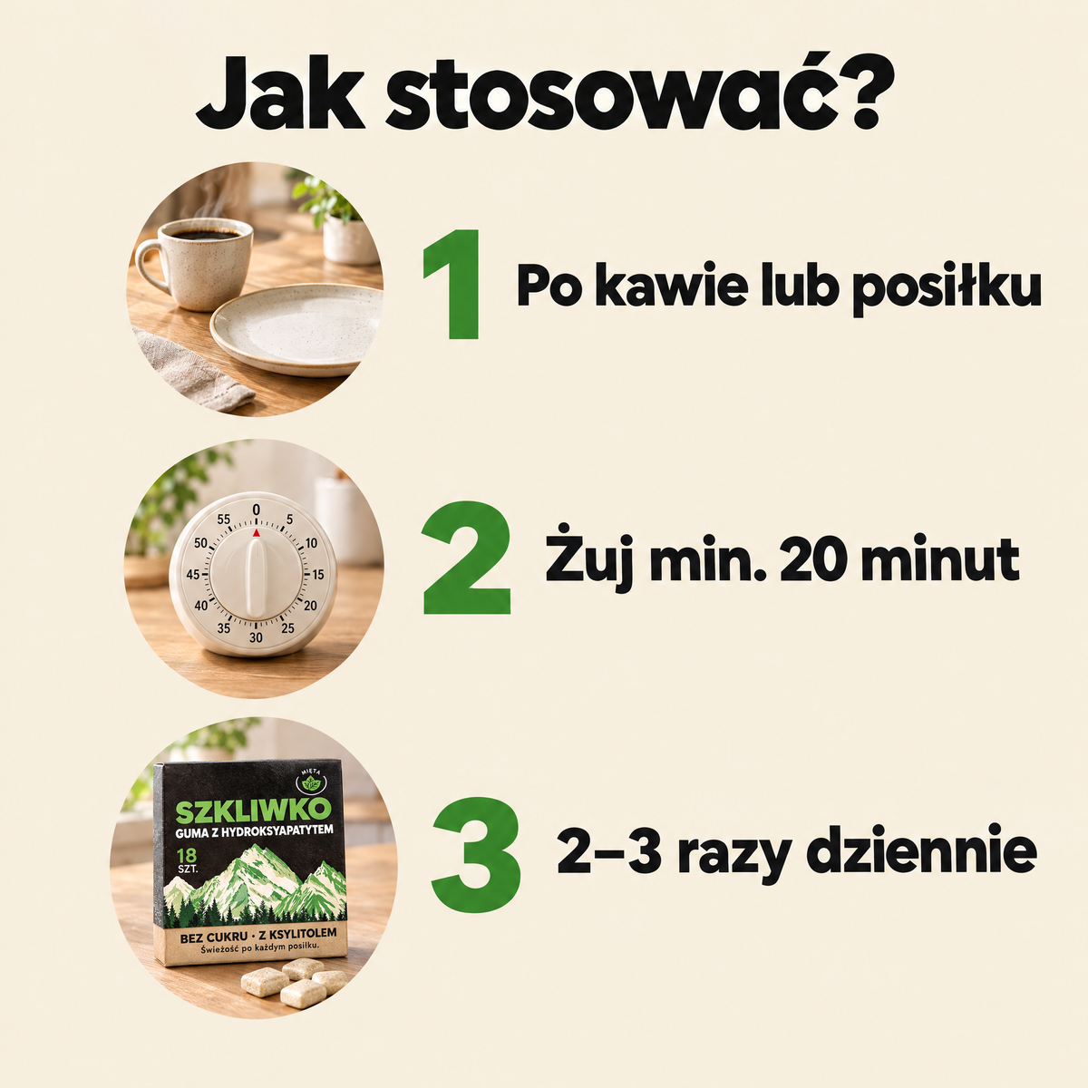 Jak stosować gumę Szkliwko